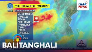 PAGASA - Yellow Heavy Rainfall Warning sa Metro Manila at ilang karatig-lugar... | Balitanghali