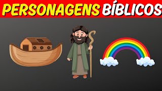 Adivinhe os Personagens Bíblicos Pelos Emojis | Quiz Bíblico | Adivinhe pelo emoji