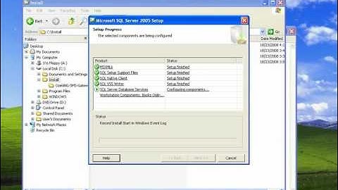 Setup SQL SMS Gateway with Microsoft SQL Express - step 1