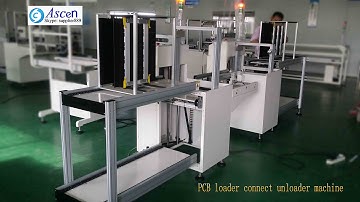 PCB loader connect unloader machine and Smt Magazine Pcb Handling Loader for Electronic assembly