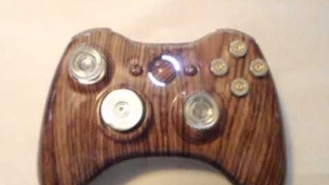 Custom Xbox Wood grain Controller