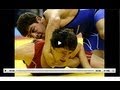 Azeri güreşciden büyüleyen zafer dansı