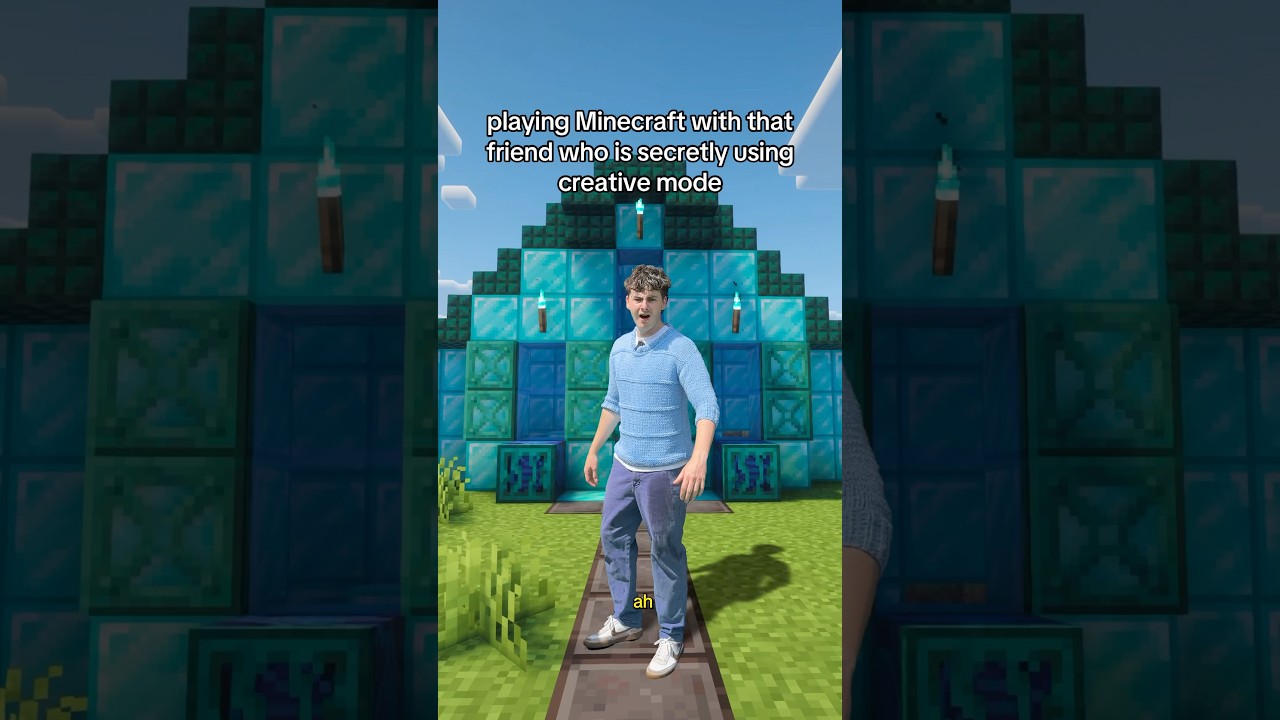 Where’s the fun in cheating? 😂🔥 #comedy #videogames #minecraft