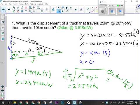 Final Vector Component Addition Examples - YouTube