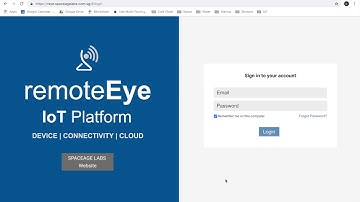 rEye IoT Dashboard demo