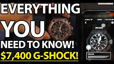 Casio G-Shock MRG MRG-G2000HA Hammer Tone Limited Edition $7,400 G-SHOCK! Review + SYNC DEMO!