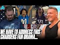 We Have To Address Some Major Drama About Our Interview With The Chargers Fan... | Pat McAfee Reacts