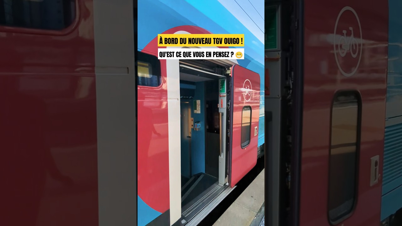 BIENVENUE DANS LE NOUVEAU TGV (OUIGO TANGO) ! 😍 