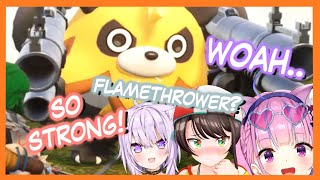 Hololive Reacts To Pals Using Weapon/Gun【Palworld/Hololive】