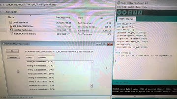 Esp8266-12e flash firmware with arduino uno
