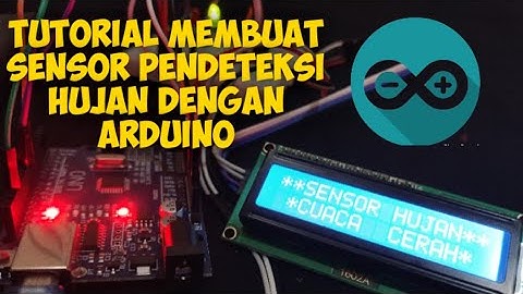 Sensor pendeteksi hujan dengan lcd dan Arduino || Raindrop sensor full code dan penjelasan
