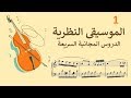 الموسيقى النظرية 1 المدرج او السلم الموسيقي الموسيقى النظرية 1 المدرج او السلم الموسيقي