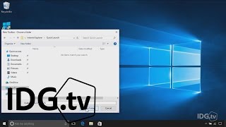 Get the Quick Launch Bar in Windows 10