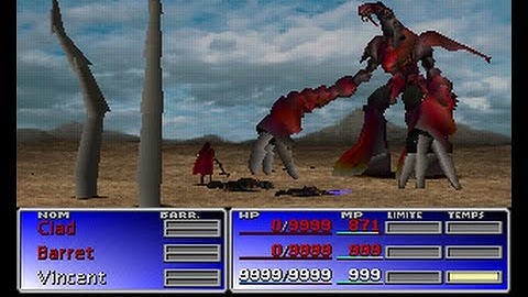 Final Fantasy 7 Ruby Weapon defeat solo character no button and quadra KOTR