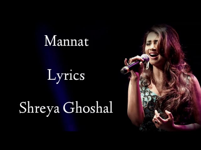 Mannat Reprise Lyrics | shreya Ghoshal | Sonu Nigam | Aditya roy kapoor | Parineeti c | RB Lyrics class=