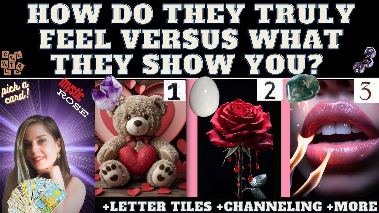 HOW DO THEY TRULY FEEL ABOUT YOU versus WHAT THEY SHOW YOU? 💗 Tarot pick a card (+details)