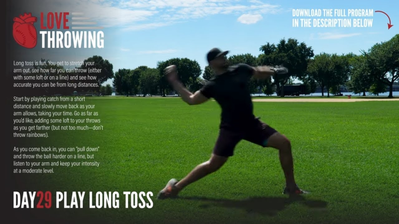 [LOVE THROWING] Day 29 Long toss YouTube