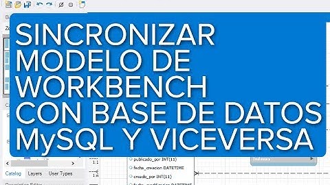 Sincronizar modelo de Workbench con base de datos mysql y viceversa