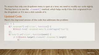 Solving Dropdown Menu Dilemmas in Your JavaScript Projects