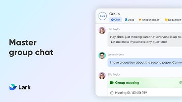 Lark 101 | Master group chat in Lark | Learn How to Collaborate Effortlessly