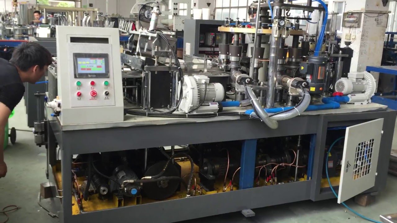 PAPER CUP MACHINE ORDERED BY GERMAN( INSTALLED) YouTube