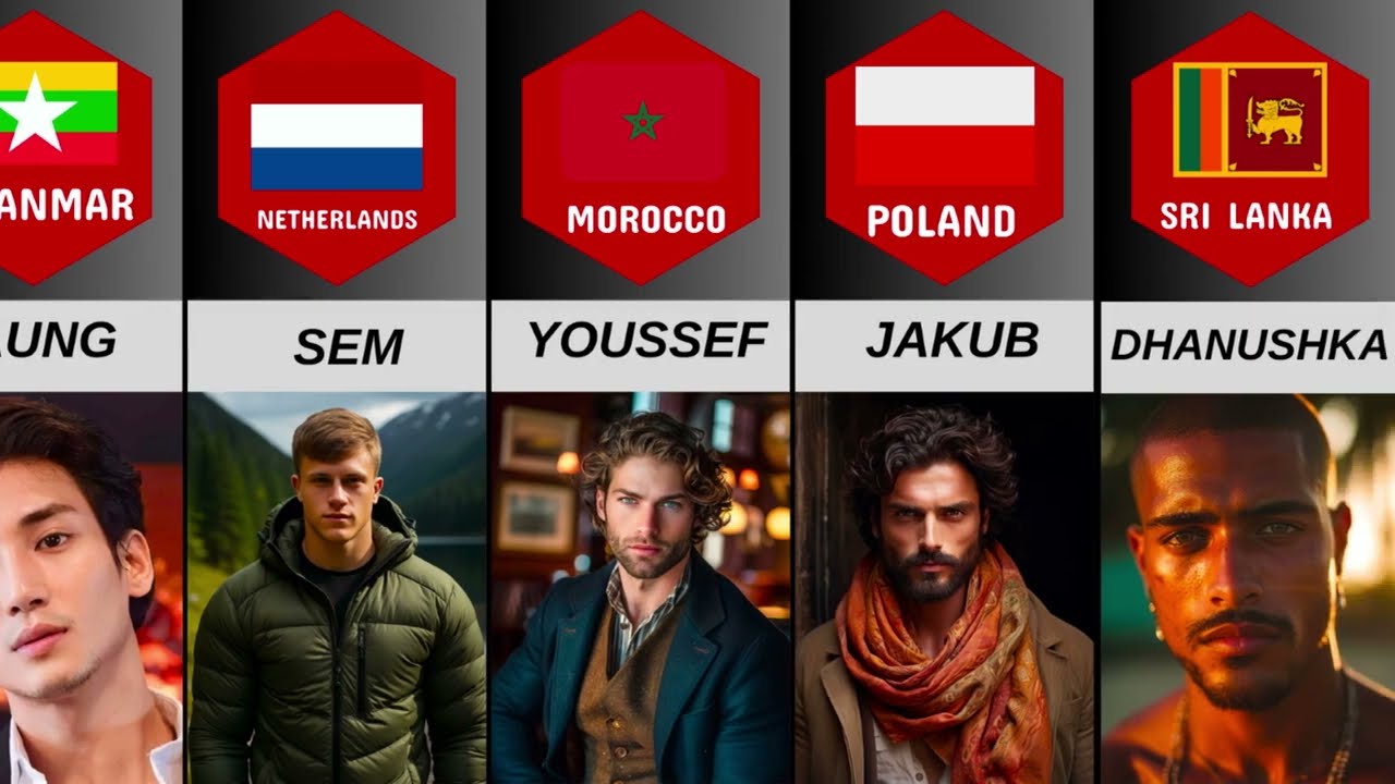 Most Popular Boys Names From Different Countries 