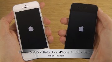 iPhone 5 iOS 7 Beta 3 vs. iPhone 4 iOS 7 Beta 3 - Which Is Faster?