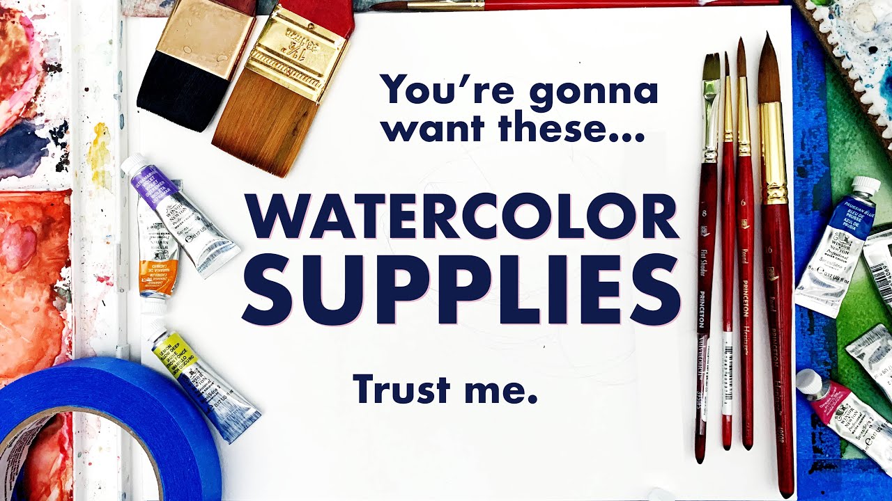  Watercolor Supplies