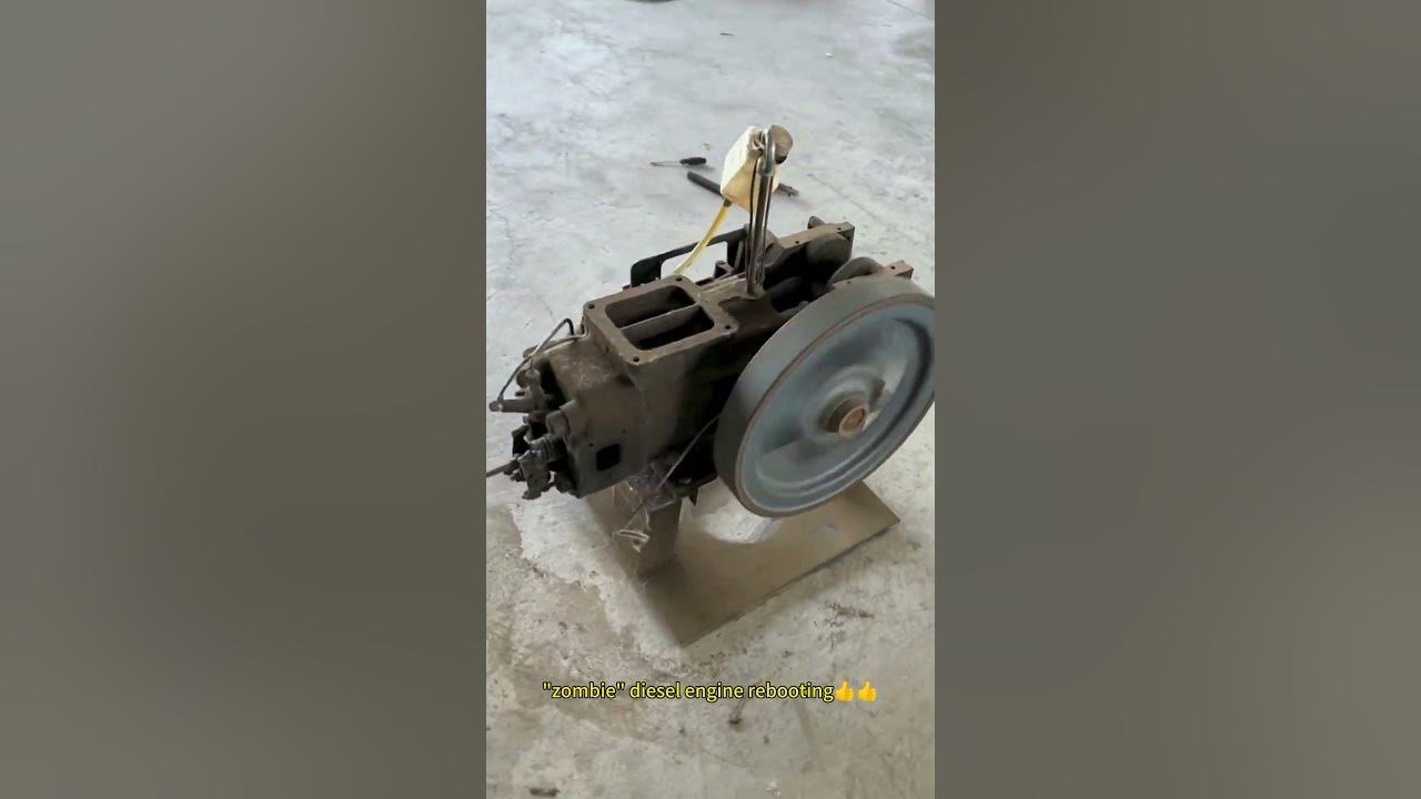 single cylinder diesel engine still is a mystery !