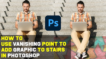 How To Put Design On Stairs Using Vanishing Point - Photoshop Tutorial