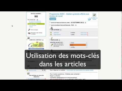 Utilisation des mots-clés