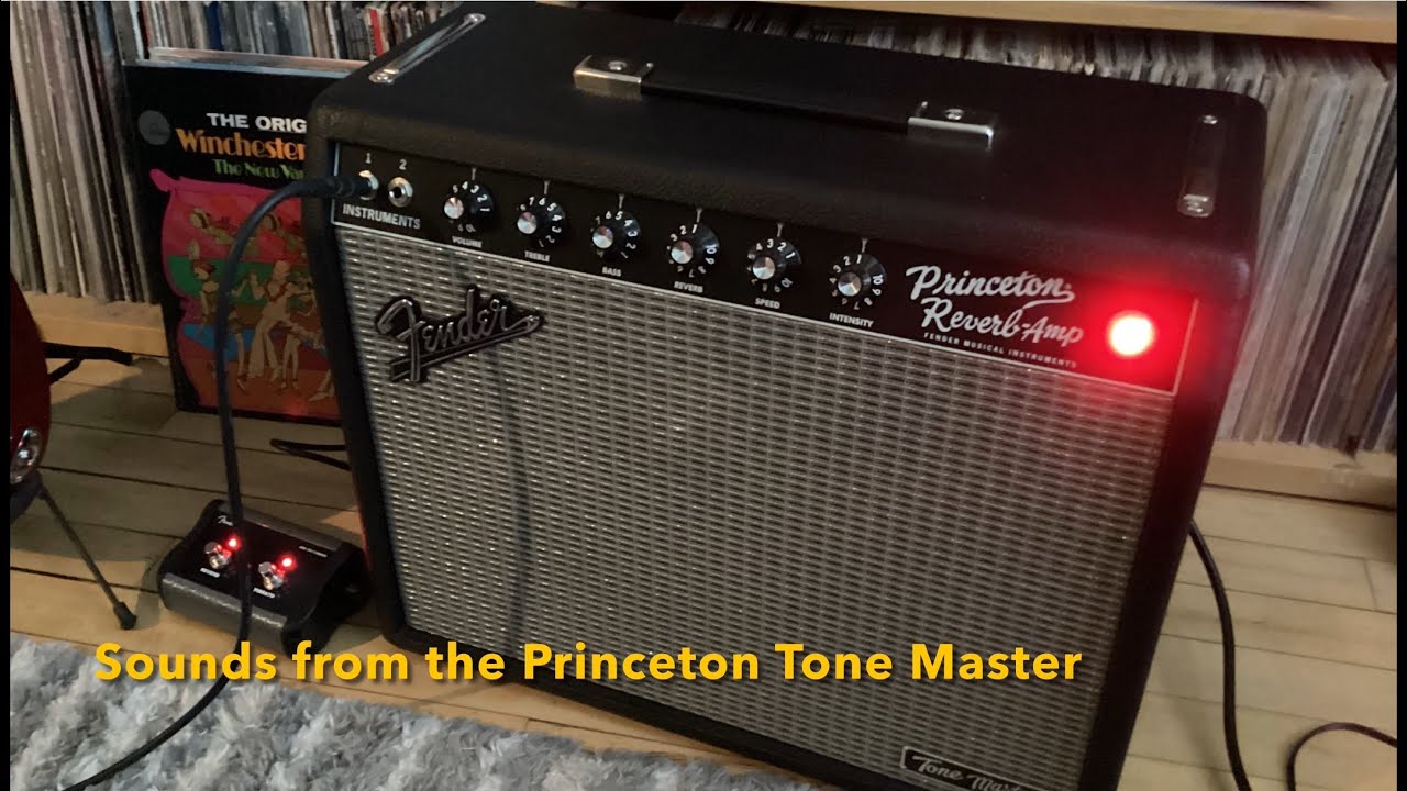 Princeton Reverb Blue “Shenandoah” Fender Princeton Reverb Tone Master & Regal Resonator ...