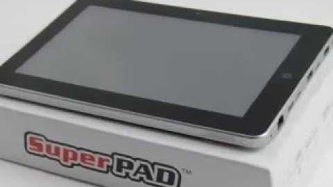 10" Android 2.3 Tablet PC Superpad 2 4 GB, GPS, HDMI, camera