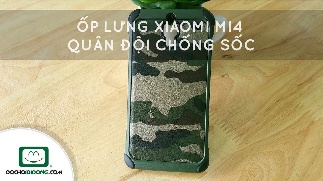 Trên tay Ốp lưng Xiaomi Mi4 quân đội chống sốc - Đồ Chơi Di Động .com
