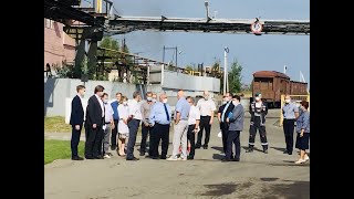 Буйский химический завод посетил губернатор Костромской области