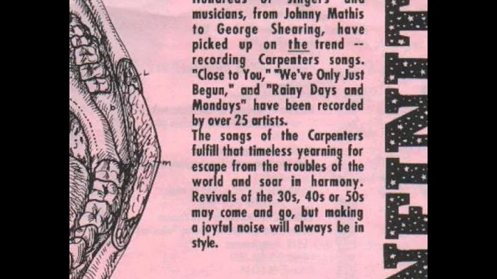 Cathy Kidd and Tim Smyth - Rainy Days and Mondays ...