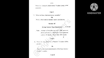 MSc 1st semester physics previous year question paper Vikram University Ujjain 