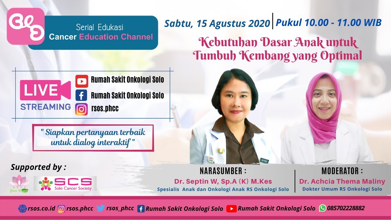 Serial Edukasi CEC | Kebutuhan Dasar Anak untuk Tumbuh Kembang yang Optimal