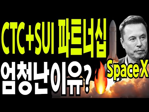 비트코인 도지코인 리플코인  🔥크레딧코인 , 스페이스코인  X  수이 , Walrus  파트너쉽 진짜 중요한이유?  향후 시너지가 폭발할겁니다  🔥