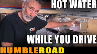 Make hot water in your van, while you drive!