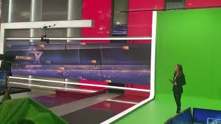 DynamiCam 4 point cable-cam system at CH12 News Studio