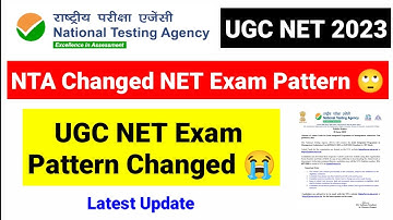 UGC NET Exam Pattern Changed😭 | UGC NET December 2022 | UGC NET Exam Pattern 2023 | UGC NET MENTOR
