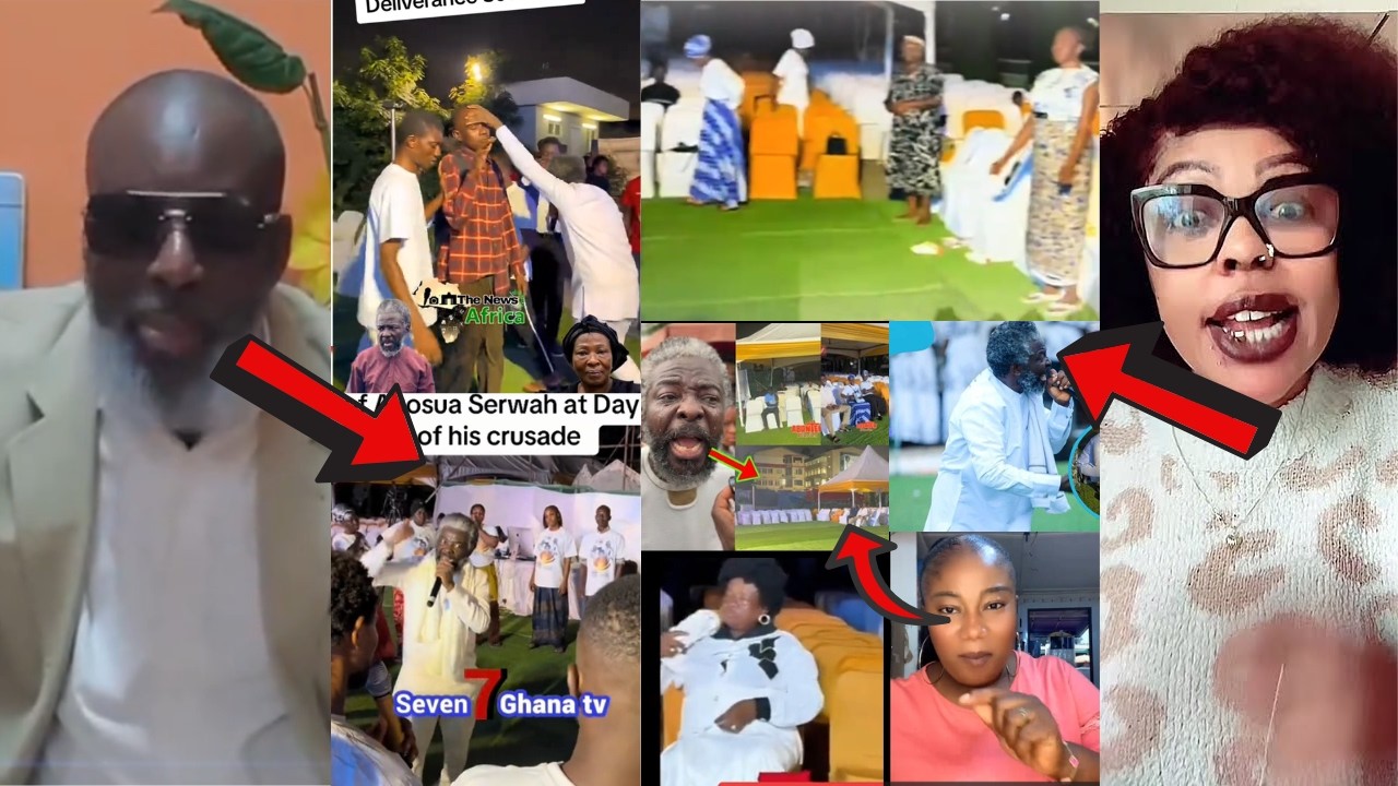 Papa Shee Crusade wahala pt2; Kumchacha, Afia Schwar& some Ghanaians reaction over flop crusade.Gist