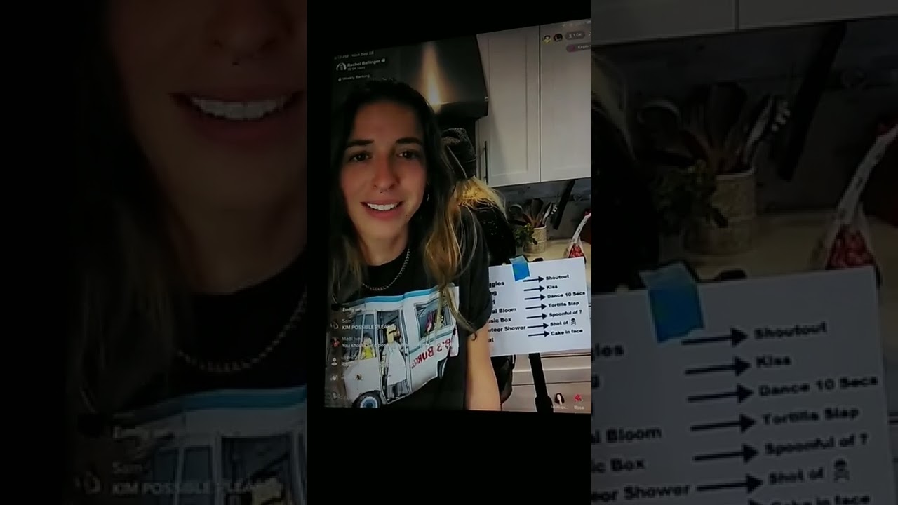 Rachel Ballinger and Abbie Tiktok Live