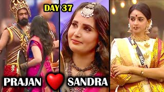 Sandraa & Prajan கதல பரவ Bigg Boss Tamil Season 9 12Th November 2025 Day 37