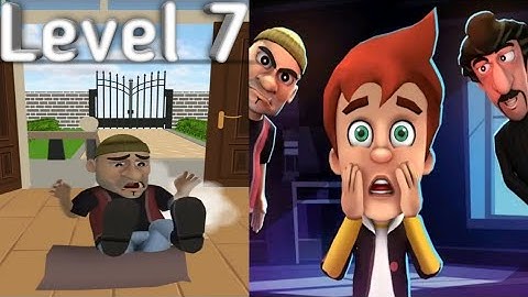 Save The House Level 7 Scary Robber Game Video Android iOS Gameplay and Walkthrough By Z & K Games
