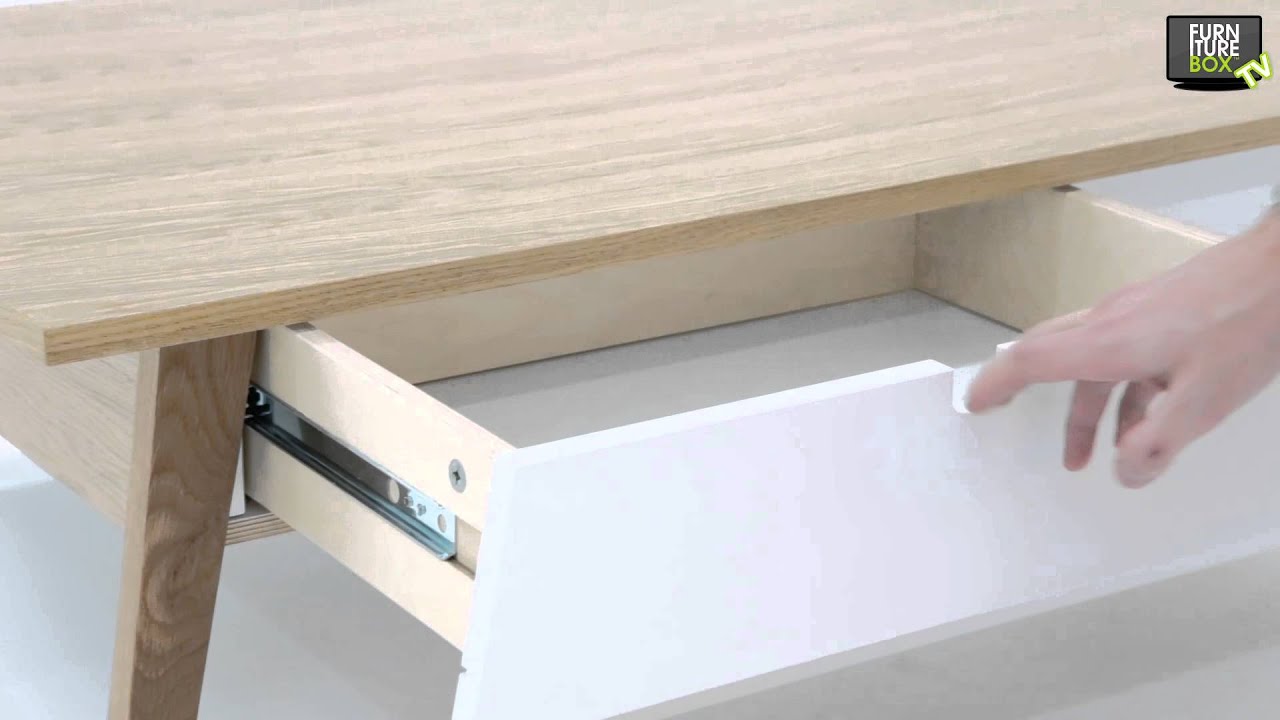 Kivik soffbord 130 vit/ek furniturebox youtube