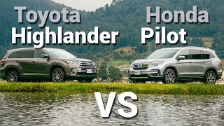Toyota Highlander VS Honda Pilot  Frente a Frente