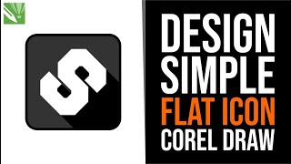 Corel Draw Tutorial  - Mudahnya buat flat icon sederhana.