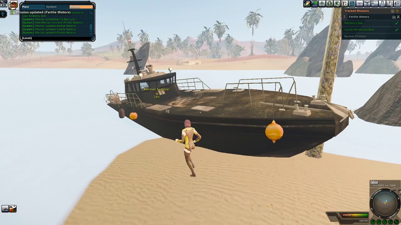 Entropia Universe #03 - Muitas caminhadas